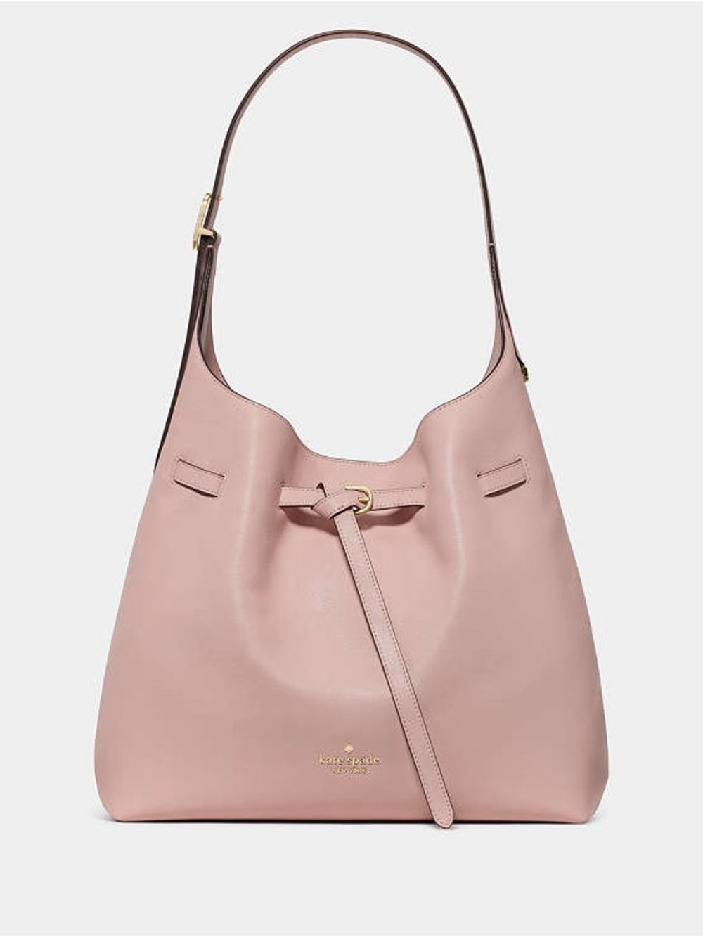 Kate Spade New York 454 Belted Large Shoulder Bag Rose Smoke